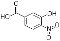 3-Hydroxy-4-nitrobenzoic acid molecular structure (CAS 619-14-7)