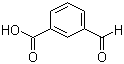 structure of CAS# 619-21-6, 3-Carboxybenzaldehyde;m-Formylbenzoic acid; 3-Formylbenzoic acid