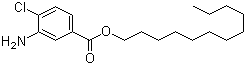 Dodecyl 3-amino-4-chlorobenzoate molecular structure (CAS 6195-20-6)