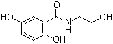 2,5-Dihydroxy-N-(2-hydroxyethyl)benzamide molecular structure (CAS 61969-53-7)