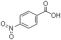 structure of CAS# 62-23-7, p-Nitrobenzoic acid;4-Nitrobenzoic acid