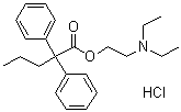 结构式 CAS# 62-68-0, 盐酸普罗地芬