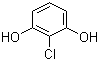 2-氯-1,3-苯二酚分子结构 (CAS 6201-65-6)