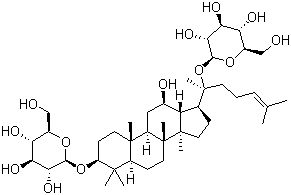 Ginsenoside F2 molecular structure (CAS 62025-49-4)