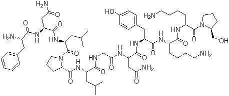 碱性成纤维细胞生长因子分子结构 (CAS 62031-54-3)