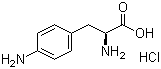 structure of CAS# 62040-55-5, 4-Amino-L-phenylalanine hydrochloride