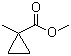 1-甲基环丙烷-1-甲酸甲酯分子结构 (CAS 6206-25-3)
