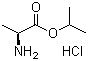 L-丙氨酸异丙酯盐酸盐分子结构 (CAS 62062-65-1)