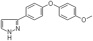 3-[4-(4-Methoxyphenoxy)phenyl]-1H-pyrazole molecular structure (CAS 620633-54-7)