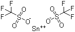 Tin(II) trifluoromethanesulfonate molecular structure (CAS 62086-04-8)