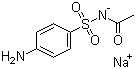 structure of CAS# 6209-17-2, Sulfacetamide sodium;N-(p-Aminobenzenesulfonyl)acetamide sodium salt