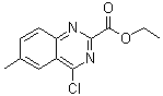 4-Chloro-6-methyl-2-quinazolinecarboxylic acid ethyl ester molecular structure (CAS 620957-95-1)