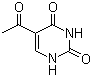 structure of CAS# 6214-65-9, 5-Acetyluracil;5-Acetyl-2,4(1H,3H)-pyrimidinedione
