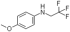 (4-Methoxyphenyl)(2,2,2-trifluoroethyl)amine molecular structure (CAS 62158-95-6)