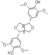 结构式 CAS# 6216-81-5, (-)-丁香树脂酚