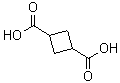 1,3-环丁烷二甲酸分子结构 (CAS 62184-63-8)