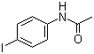 N-(4-碘苯基)乙酰胺分子结构 (CAS 622-50-4)
