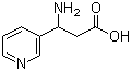结构式 CAS# 62247-21-6, 3-氨基-3-(吡啶-3-基)丙酸