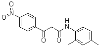 N-(2,4-Dimethylphenyl)-4-nitro-beta-oxobenzenepropanamide molecular structure (CAS 62254-00-6)