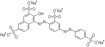 Ponceau S molecular structure (CAS 6226-79-5)
