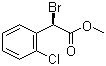 Methyl (2R)-2-bromo-2-(2-chlorophenyl)acetate molecular structure (CAS 622835-93-2)