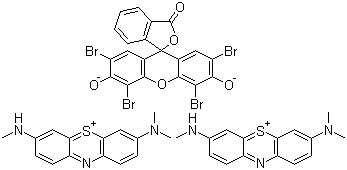 Azure B eosinate molecular structure (CAS 62298-42-4)