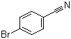 结构式 CAS# 623-00-7, 4-溴苯腈; 对溴苯腈