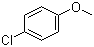 structure of CAS# 623-12-1, 4-Chloroanisole;1-Chloro-4-methoxybenzene