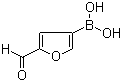 structure of CAS# 62306-80-3, 5-Formylfuran-3-boronic acid;2-Formylfuran-4-boronic acid