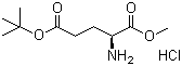 L-Glutamic acid 5-tert-butyl 1-methyl ester hydrochloride molecular structure (CAS 6234-01-1)