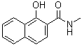1-羟基-N-甲基-2-萘甲酰胺分子结构 (CAS 62353-81-5)