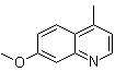 7-Methoxy-4-methylquinoline molecular structure (CAS 6238-12-6)