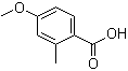 structure of CAS# 6245-57-4, 4-Methoxy-2-methylbenzoic acid