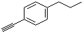 structure of CAS# 62452-73-7, 1-Eth-1-ynyl-4-propylbenzene;4-Propylphenylacetylene