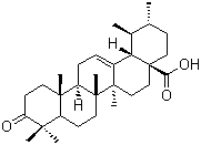 3-氧代-12-烯-28-乌苏酸分子结构 (CAS 6246-46-4)