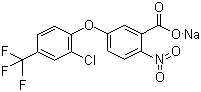 三氟羧草醚钠盐分子结构 (CAS 62476-59-9)