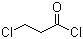 3-氯代丙酰氯分子结构 (CAS 625-36-5)