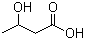 3-Hydroxybutyric acid molecular structure (CAS 625-71-8)