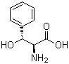 3-苯基-L-丝氨酸分子结构 (CAS 6254-48-4)