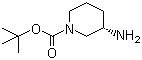 (S)-3-Amino-1-N-Boc-piperidine molecular structure (CAS 625471-18-3)