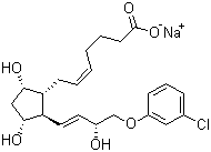 (+)-Cloprostenol sodium molecular structure (CAS 62561-03-9)