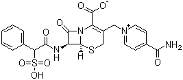 Cefsulodin molecular structure (CAS 62587-73-9)