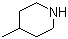 structure of CAS# 626-58-4, 4-Methylpiperidine;4-Pipecoline