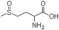 DL-蛋氨酸亚砜分子结构 (CAS 62697-73-8)