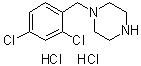 1-[(2,4-Dichlorophenyl)methyl]piperazine dihydrochloride molecular structure (CAS 6270-11-7)