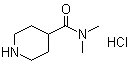 N,N-Dimethyl-4-piperidinecarboxamide hydrochloride molecular structure (CAS 6270-42-4)