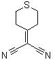 (四氢-4H-噻喃-4-亚基)丙二腈分子结构 (CAS 62702-80-1)