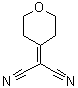 (四氢-4H-吡喃-4-亚基)丙二腈分子结构 (CAS 62702-83-4)