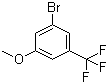 structure of CAS# 627527-23-5, 3-Bromo-5-(trifluoromethyl)anisole;1-Bromo-3-methoxy-5-trifluoromethylbenzene
