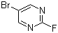 5-溴-2-氟嘧啶分子结构 (CAS 62802-38-4)